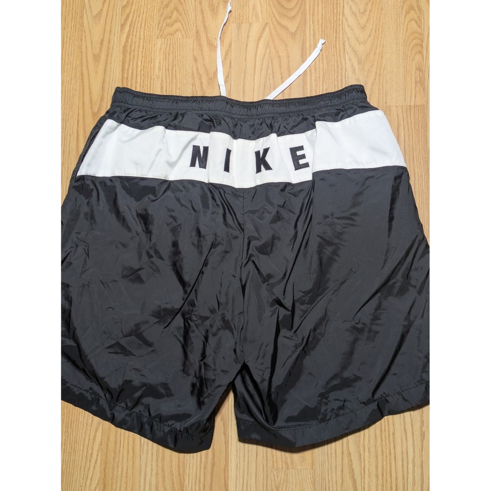 Nike Mens Vintage Y2K Athletic Nylon Mesh Lined Shorts Black XL - Picture 5 of 5